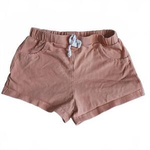 Soft Pink Casual Shorts for Kids